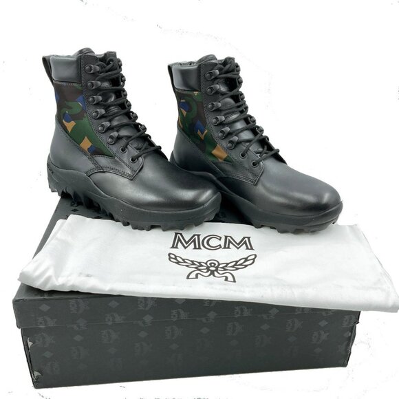 MCM High top lace Up Military Boots - Picture 3 of 10